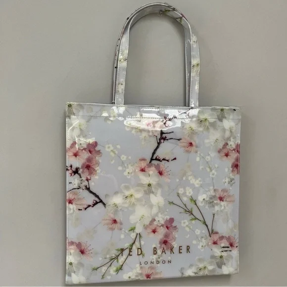 Ted Baker Floral Tote Bag - Pink, Grey and White NWT - Picture 4 of 7